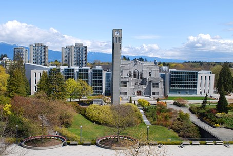دانشگاه بریتیش کلمبیا کانادا