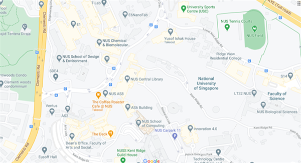 دانشگاه ملی سنگاپور کجاست؟